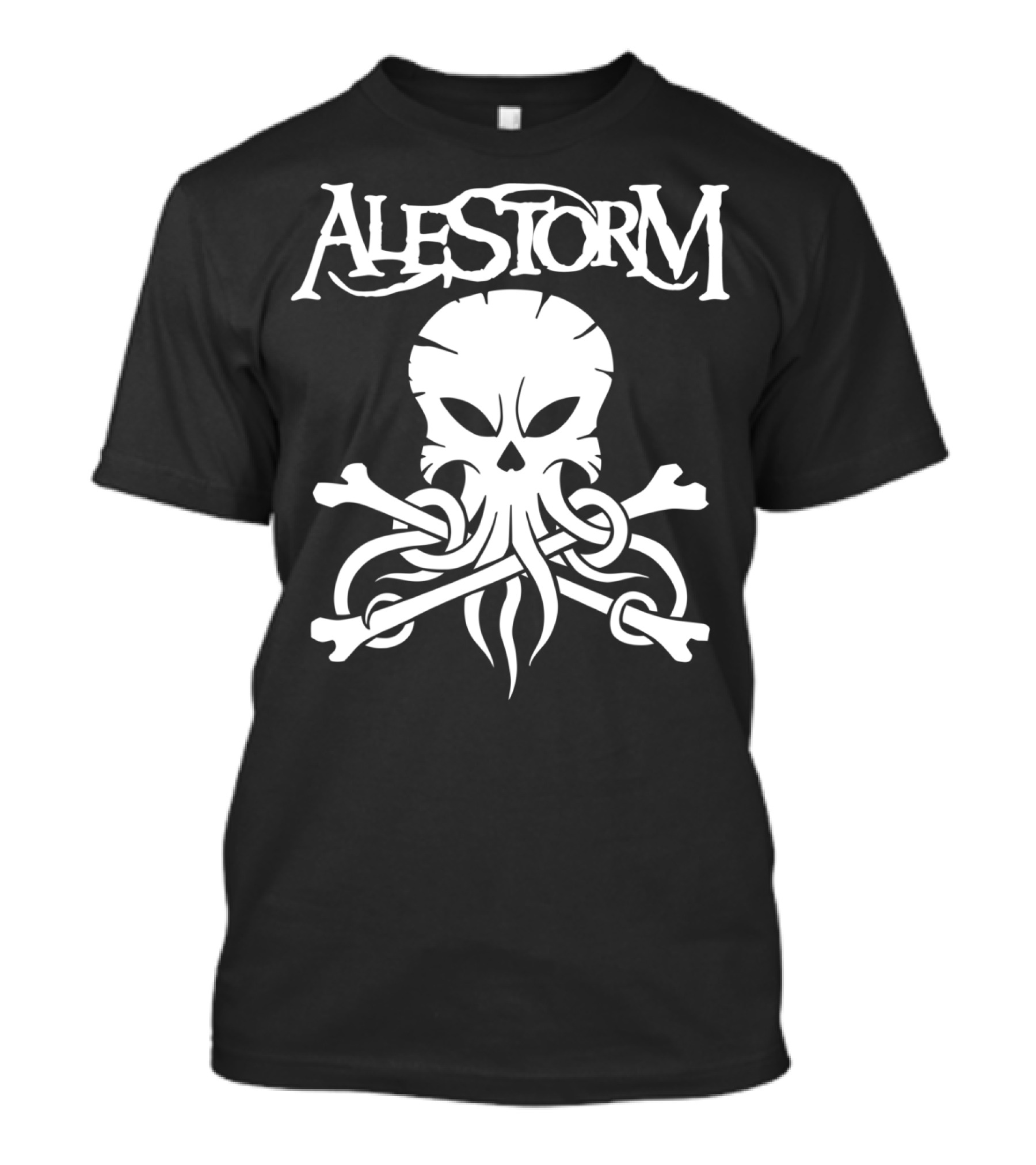 Alestorm Pirate Kraken Skull Crossbones T-Shirt