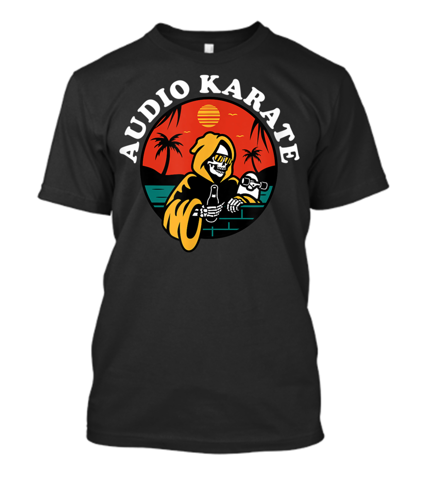 Audio Karate Sunset Reaper California Vibes T-Shirt