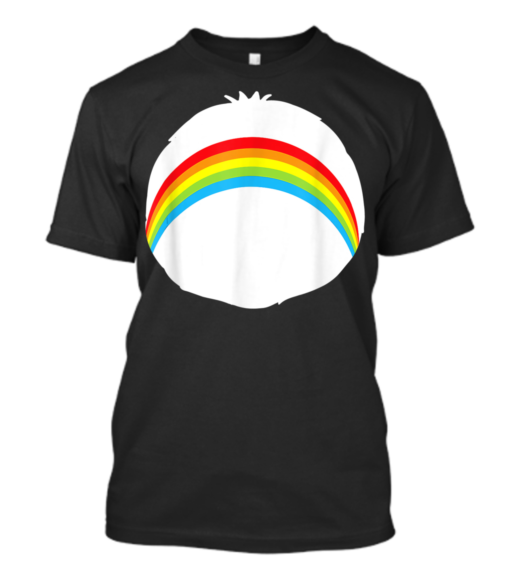 Bear Costume Funny Cheer Rainbow Bear T-Shirt