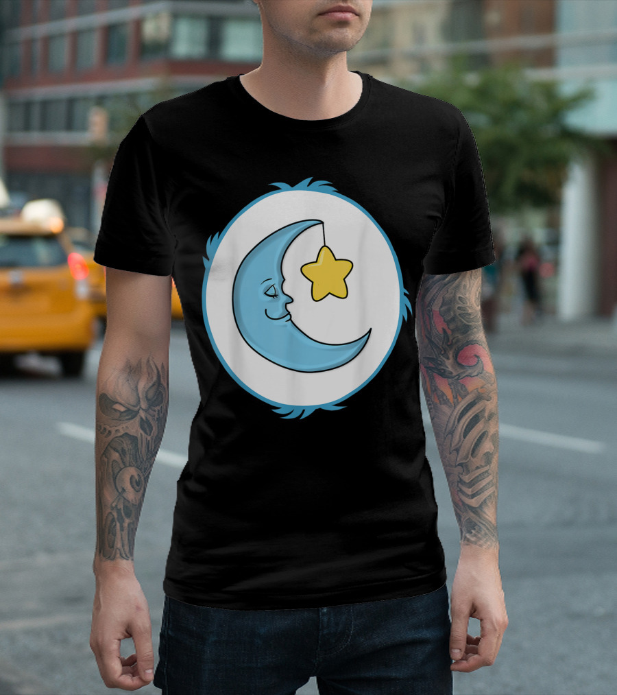Bedtime Halloween Bear Costume Moon and Star T-Shirt