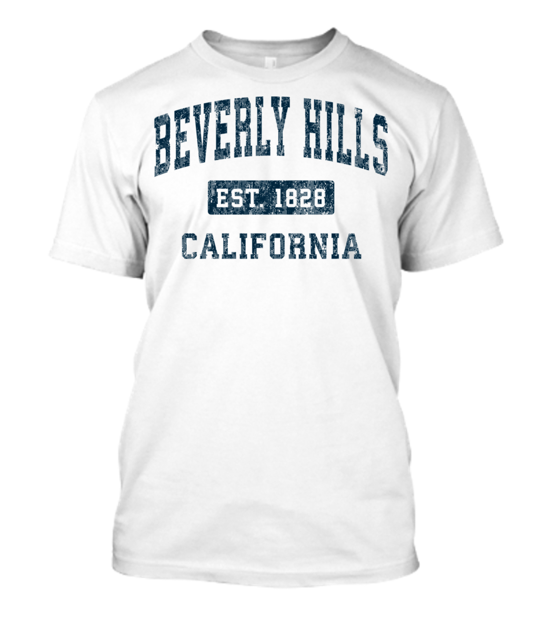 Beverly Hills California Est 1828 Vintage Sports T-Shirt