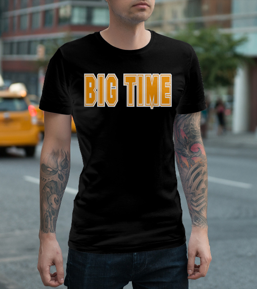 Big Time Orange Bold Lettering Classic T-Shirt
