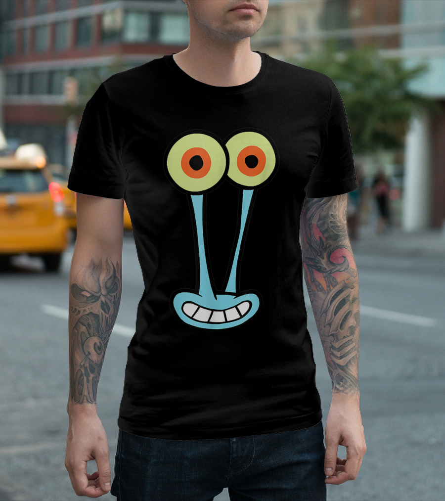 Birthday Gary Funny Snail Face Cartoon Iconic Eyes T-Shirt