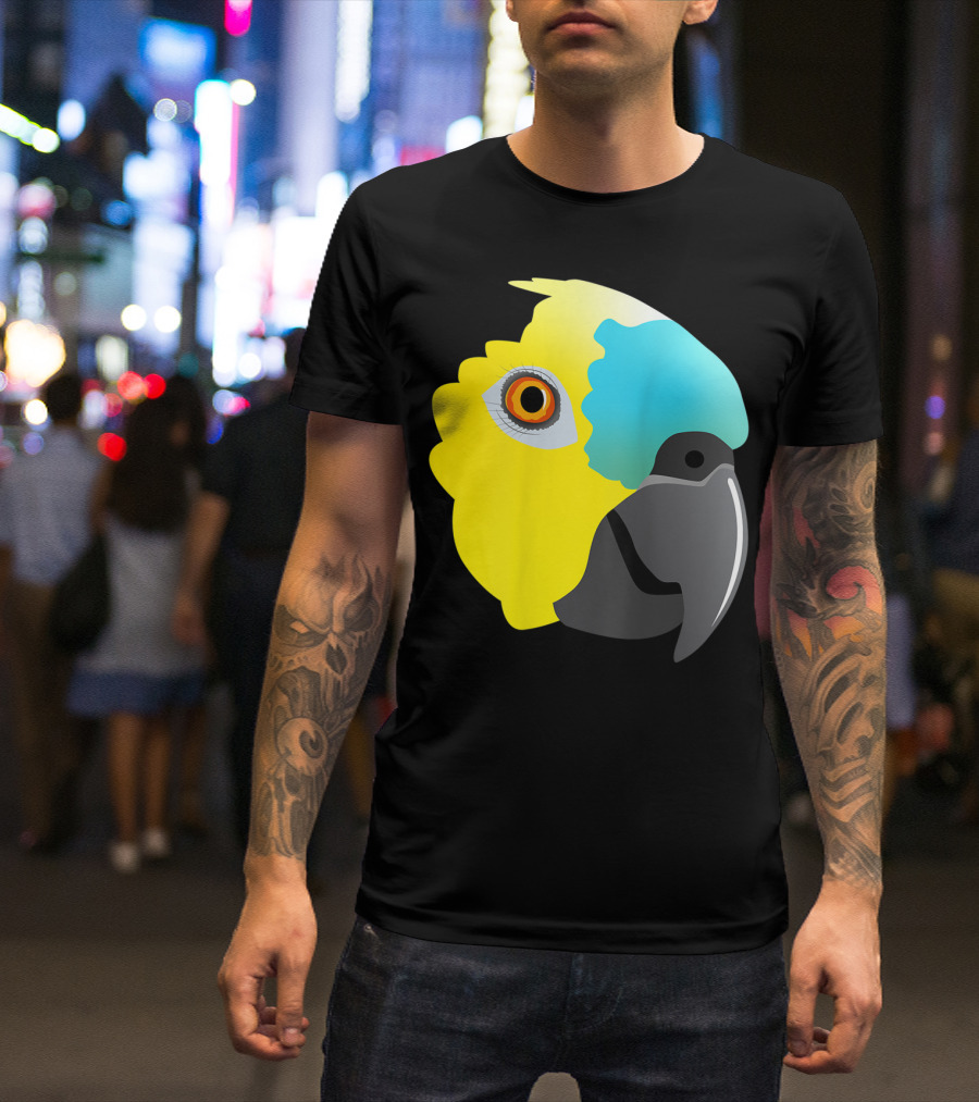Bluefronted Amazon Parrot Head T-Shirt