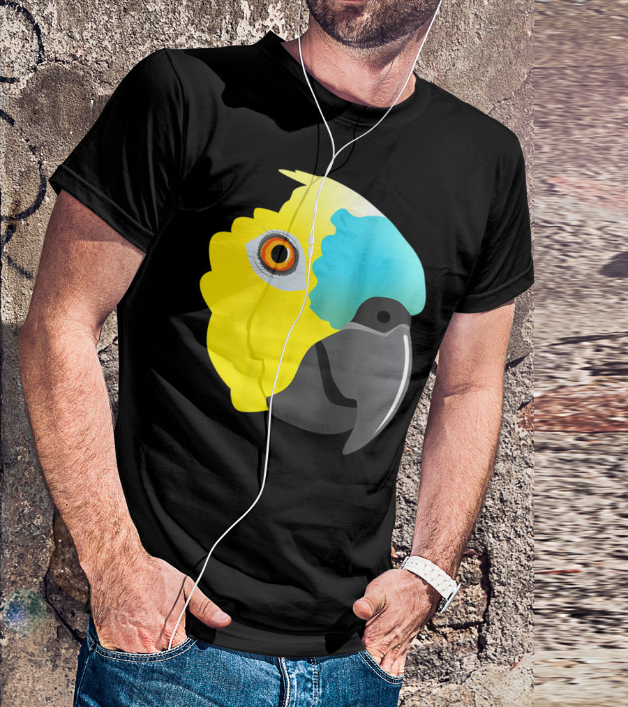 Bluefronted Amazon Parrot Head T-Shirt