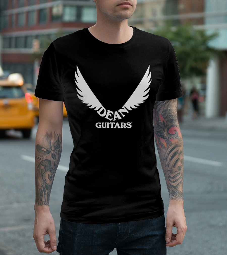 Dean Guitars Logo With Winged T-Shirt