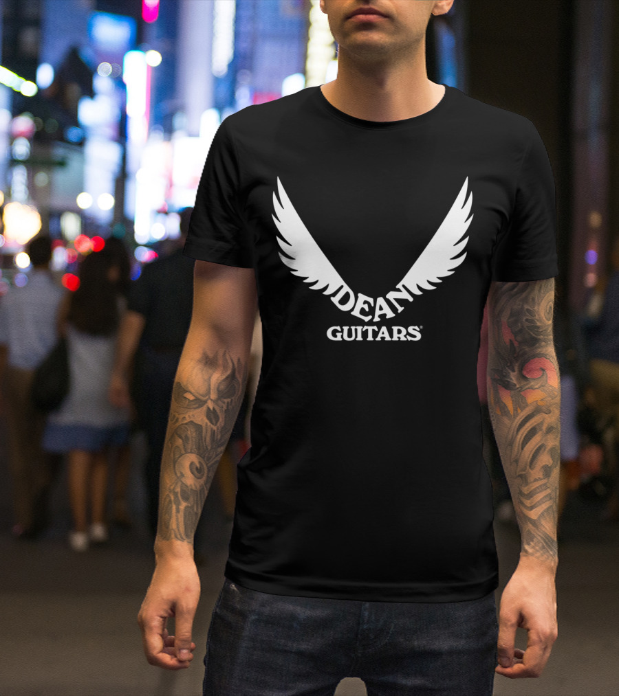 Dean Guitars Logo With Winged T-Shirt