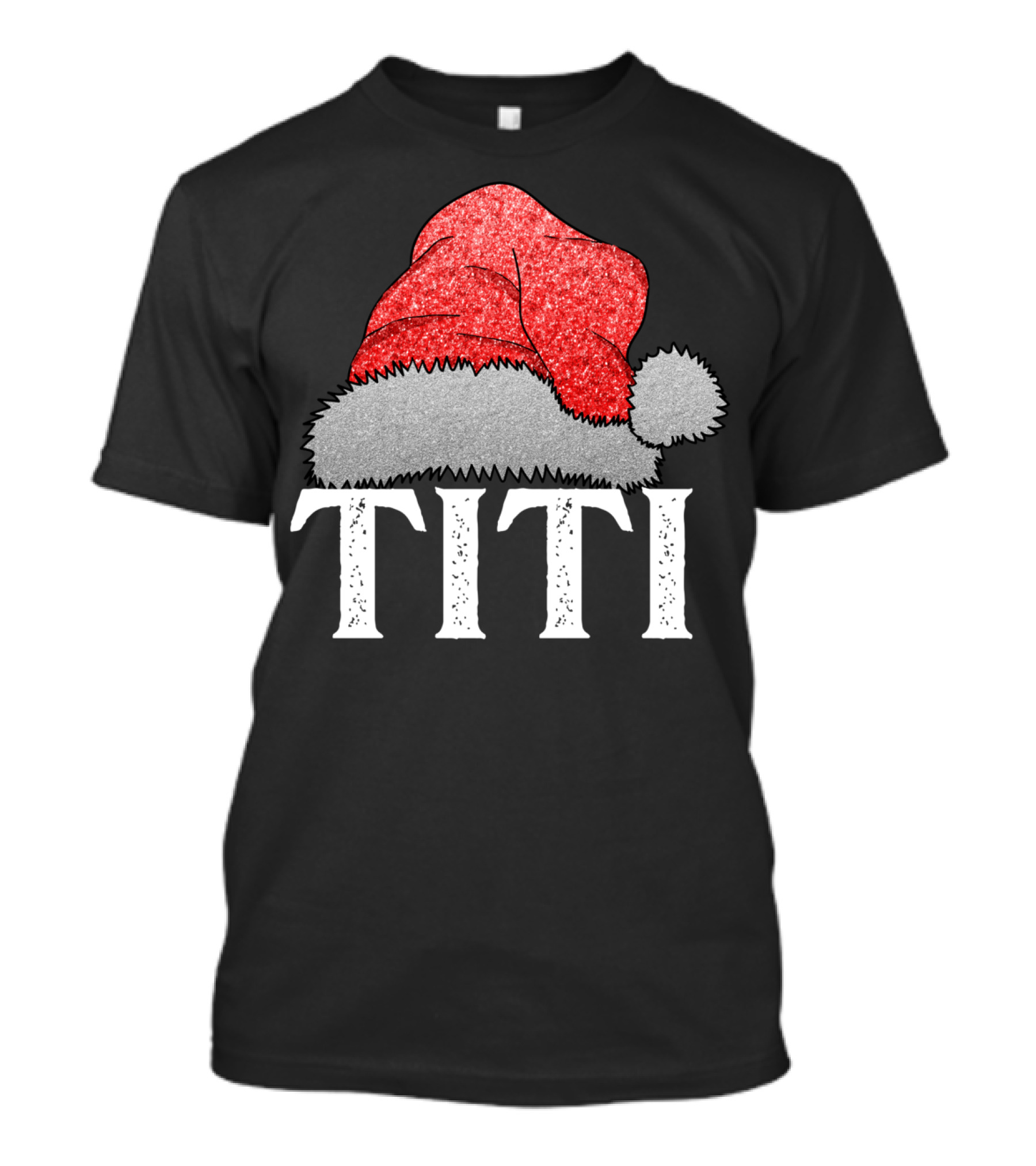 Titi Wearing Santa Claus Christmas Hat T-Shirt