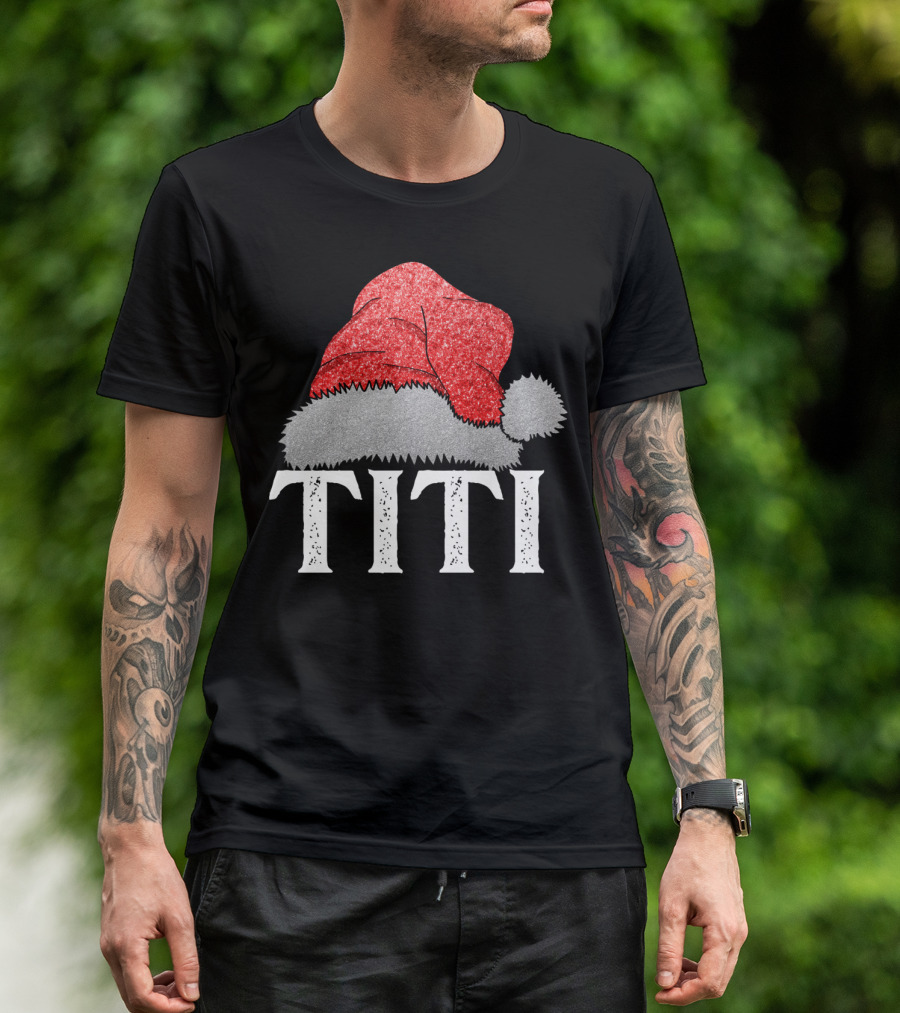 Titi Wearing Santa Claus Christmas Hat T-Shirt