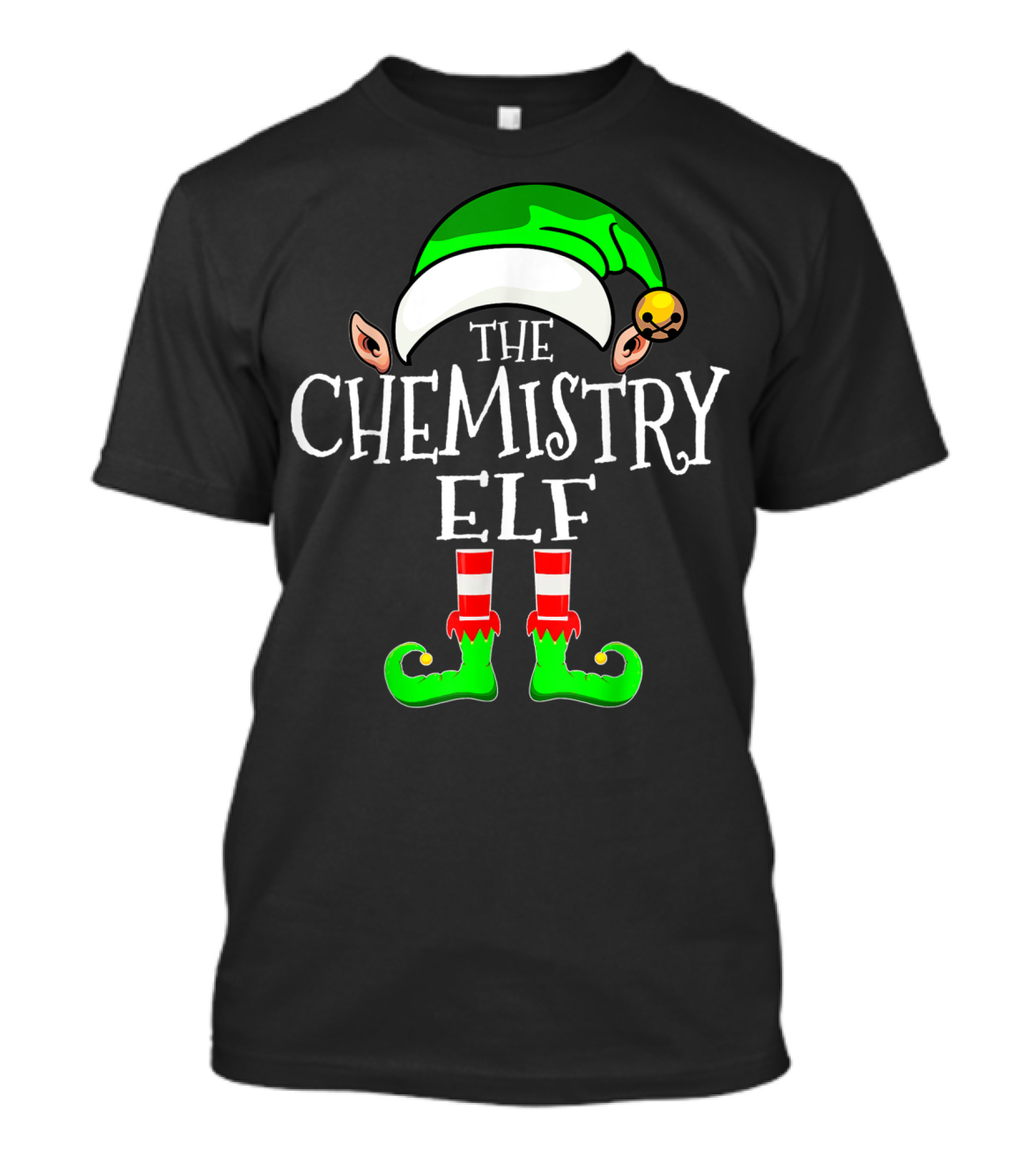 The Chemistry Elf Family Matching Group Christmas Elf Costume T-Shirt