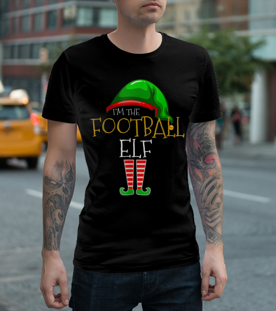 I'm The Football Elf Christmas Family Fun T-Shirt