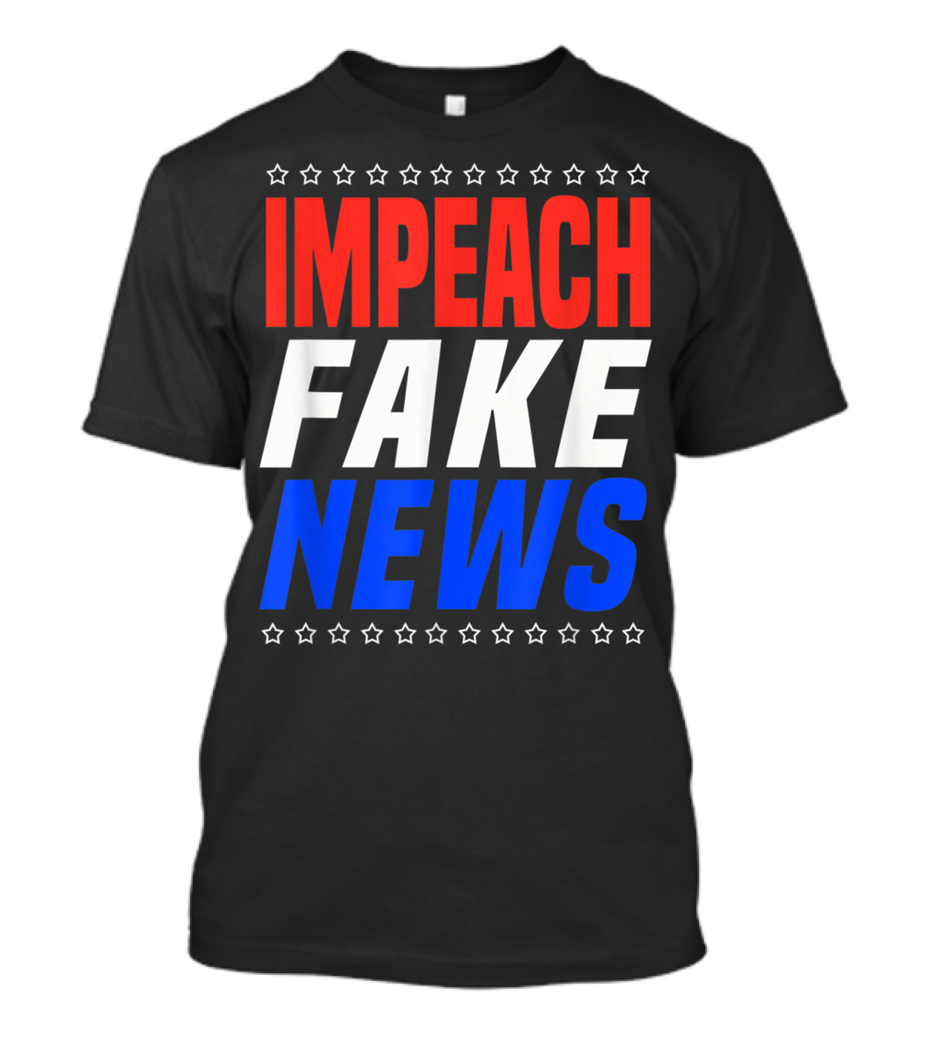 Impeach Fake News Patriotic Freedom Rules T-Shirt