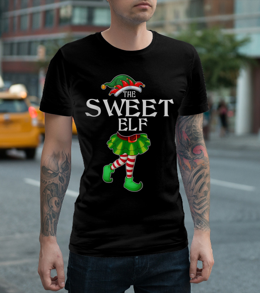 The Sweet Elf Christmas Family Matching Group T-Shirt