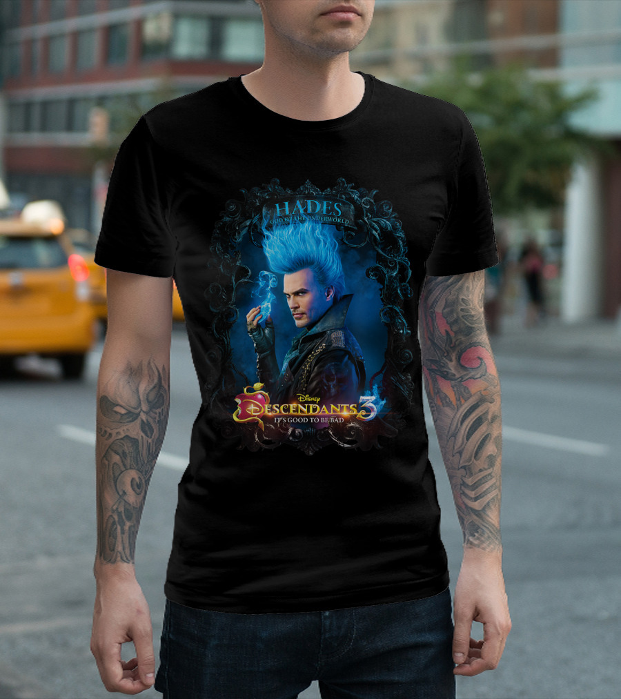 Disney Channel Descendants 3 Hades Lord Of The Underworld It's Good To Be Bad T-Shirt