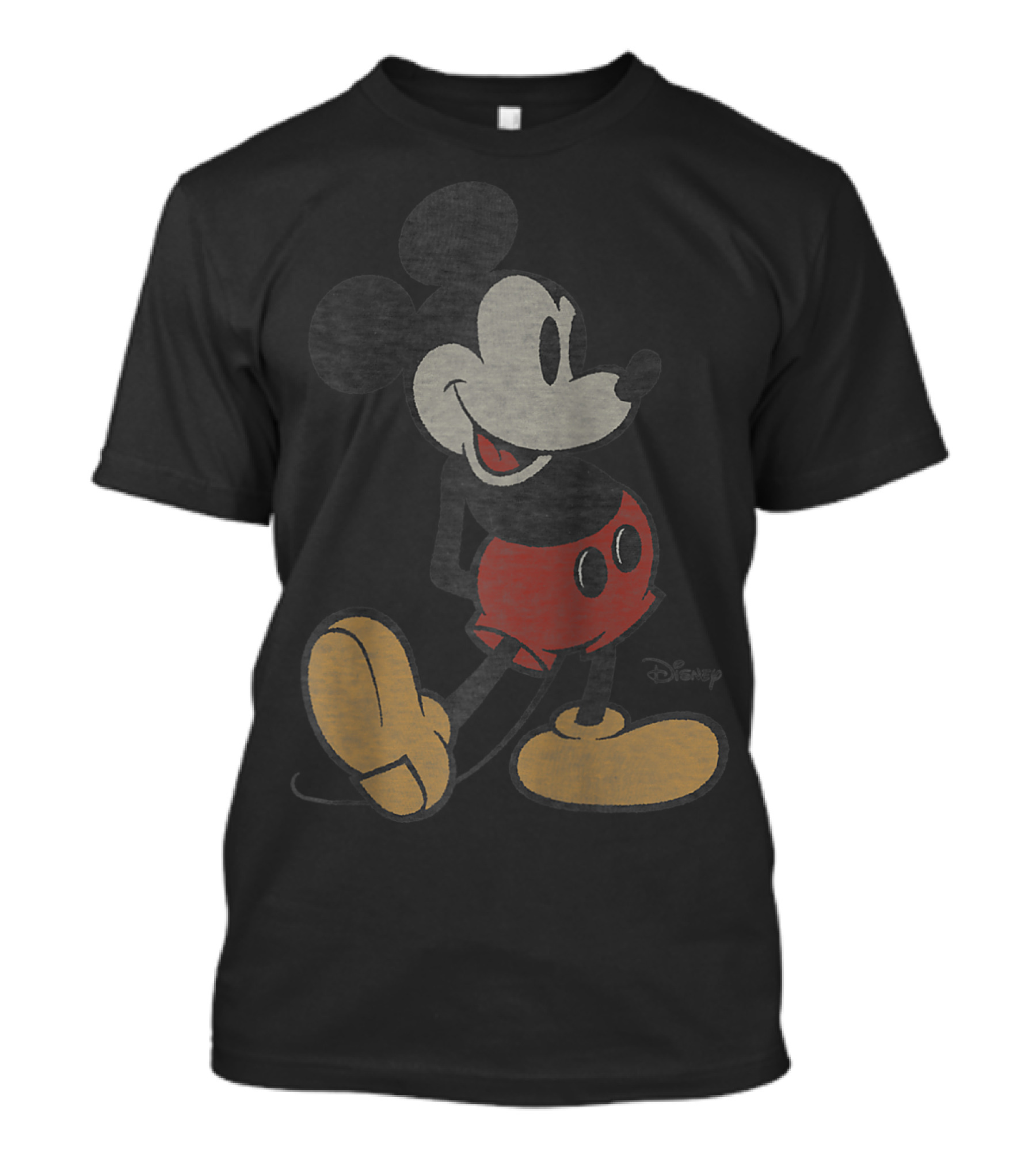 Disney Vintage Style Mickey Mouse Walking Pose T-Shirt