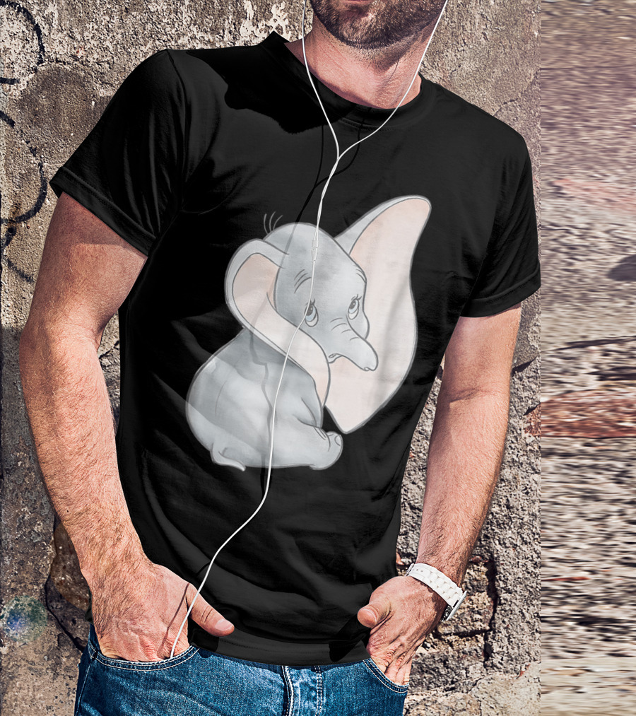 Disney Dumbo Big Ears Sad Expression T-Shirt
