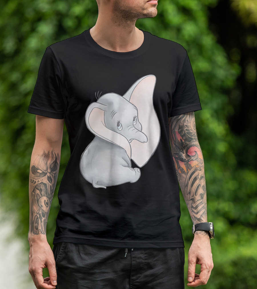 Disney Dumbo Big Ears Sad Expression T-Shirt
