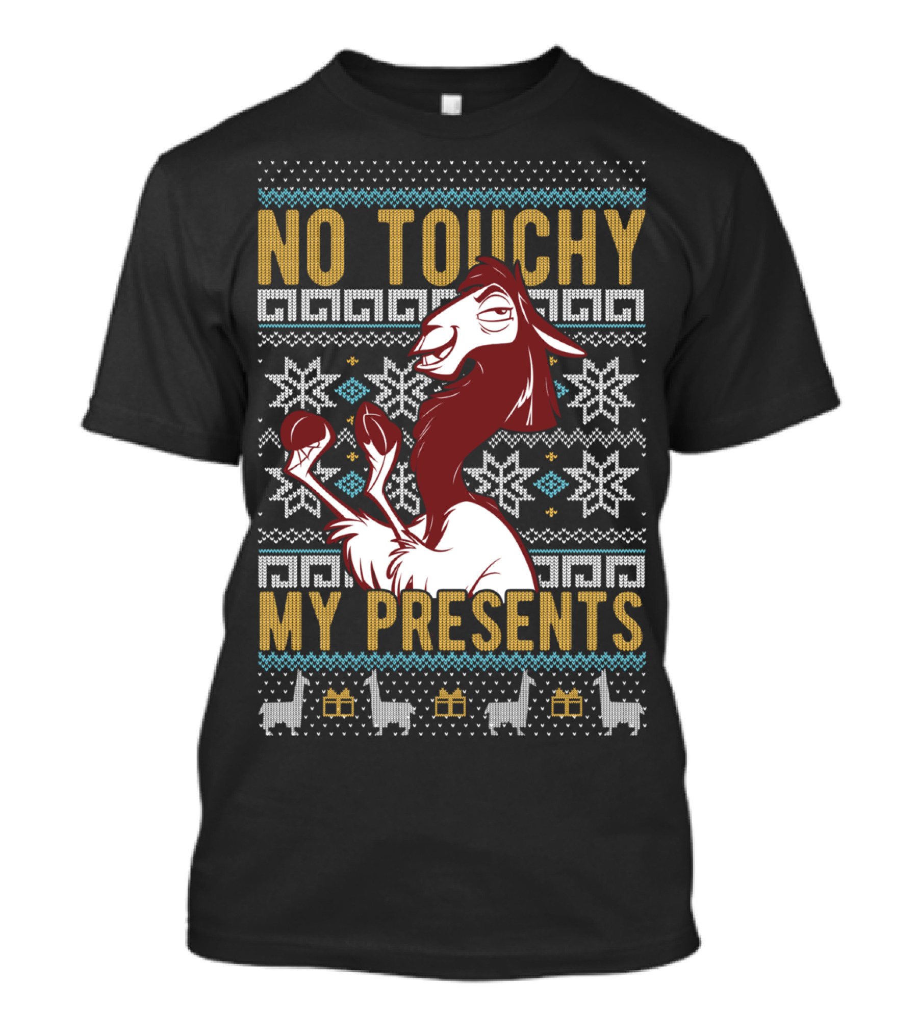 Disney Emperor's New Groove Kuzco No Touchy My Presents T-Shirt