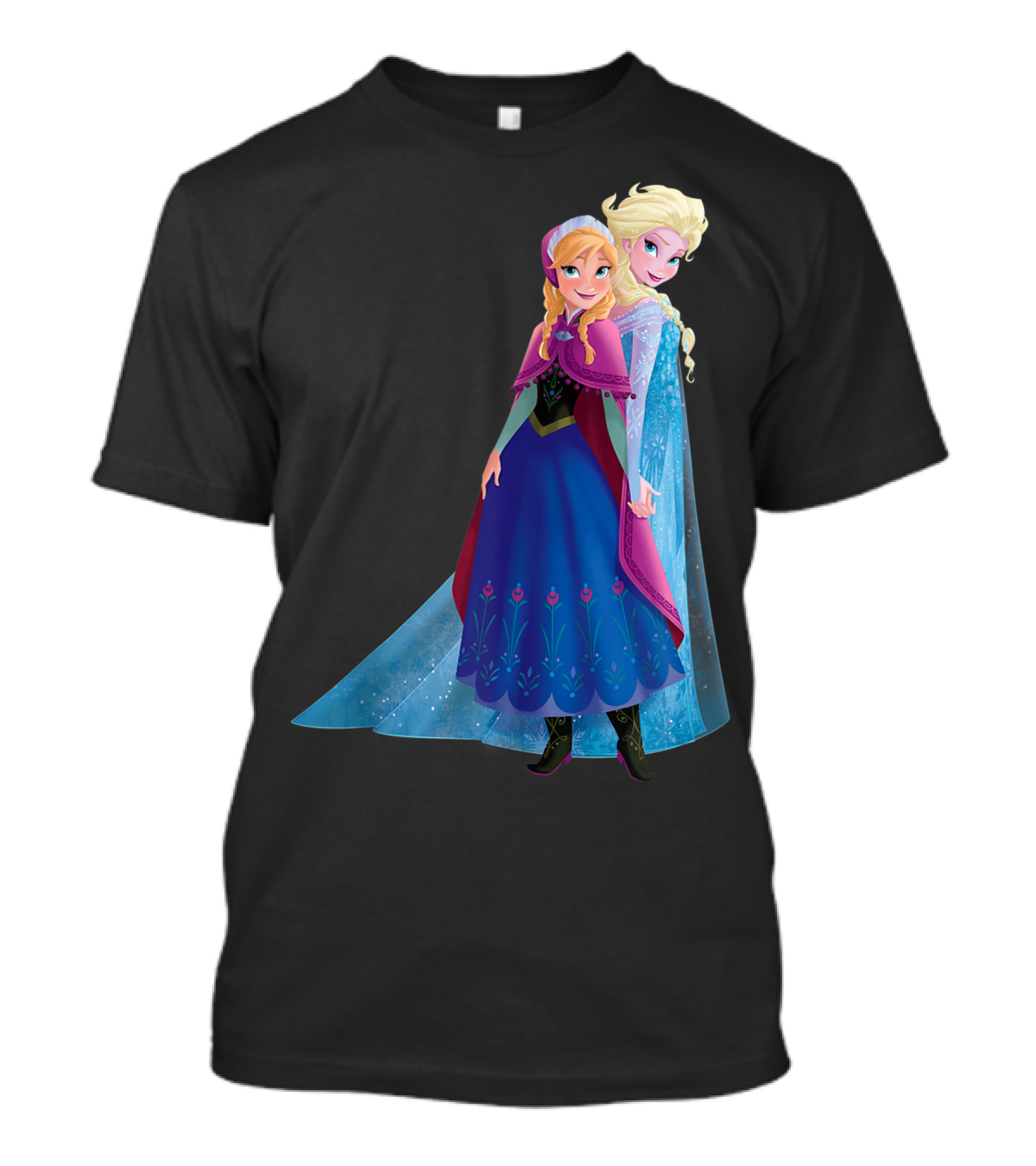 Disney Frozen Elsa And Anna Sisters In Iconic Pose T-Shirt