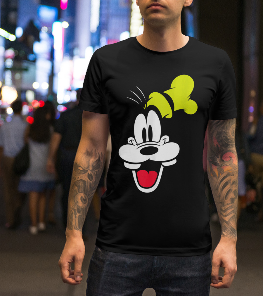 Disney Goofy Large Smile Face T-Shirt