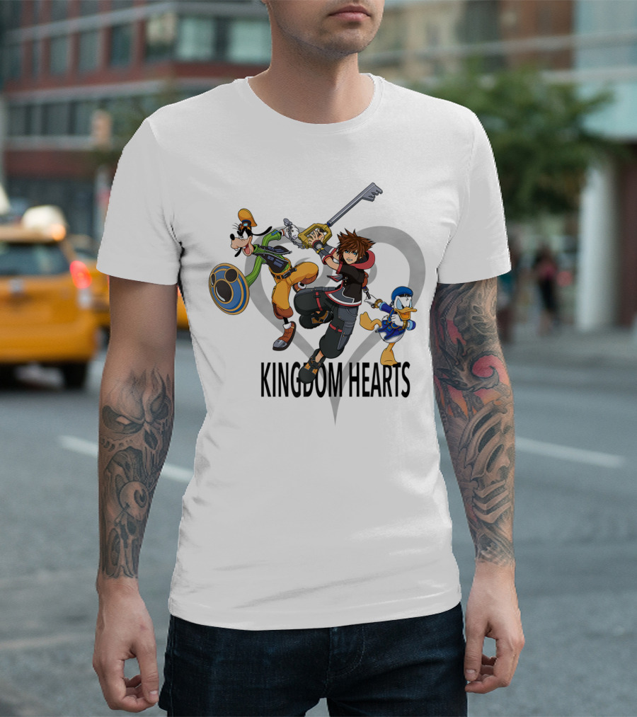 Kingdom Hearts Sora Goofy Donald T-Shirt