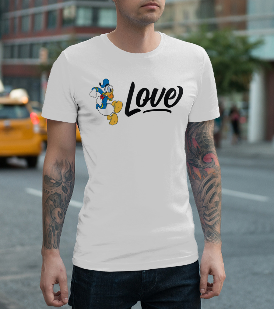 Disney Donald Duck Love T-Shirt