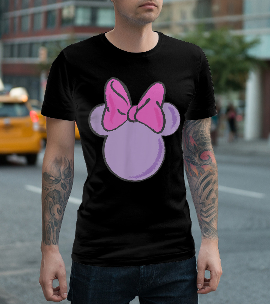 Disney Minnie Mouse Icon with Pink Bow T-Shirt