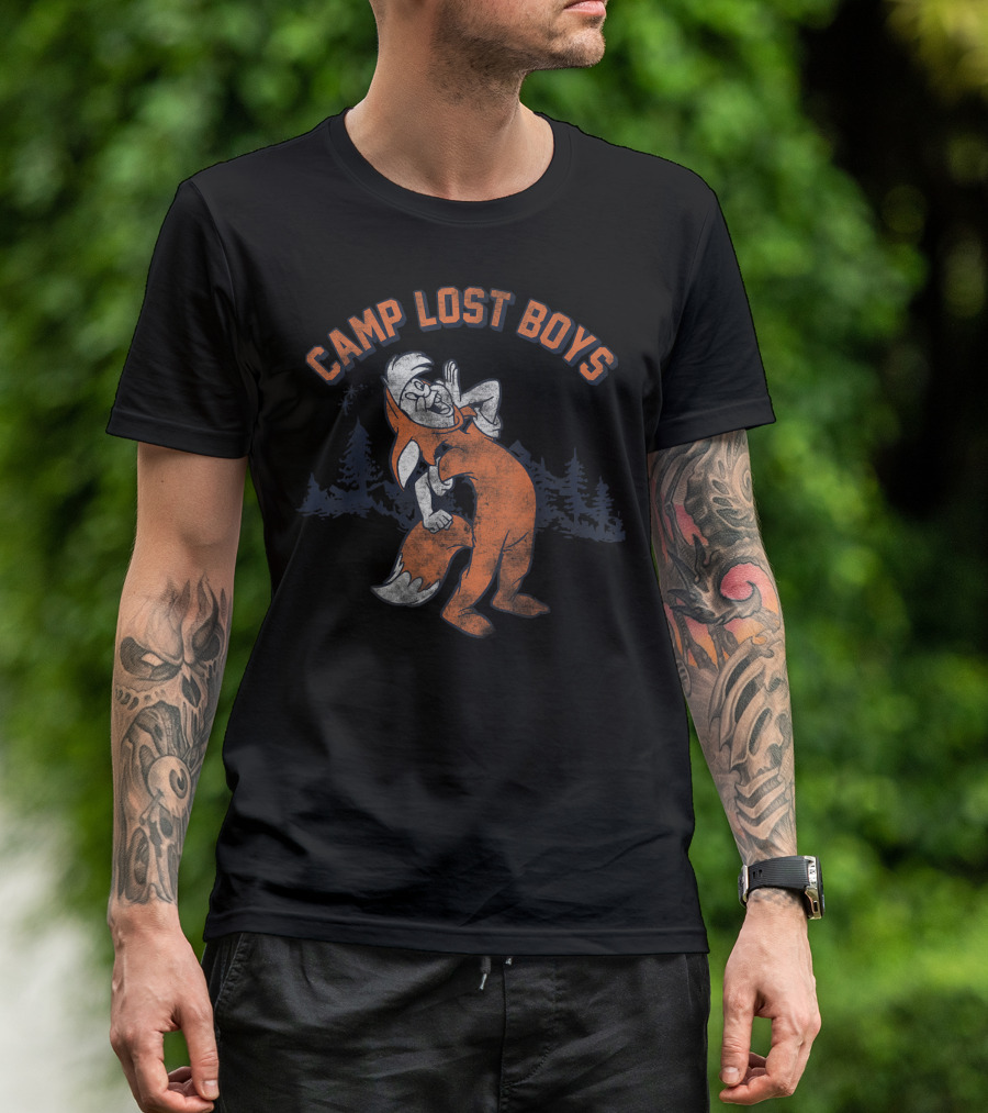 Disney Peter Pan Camp Lost Boys Wolf Costume T-Shirt