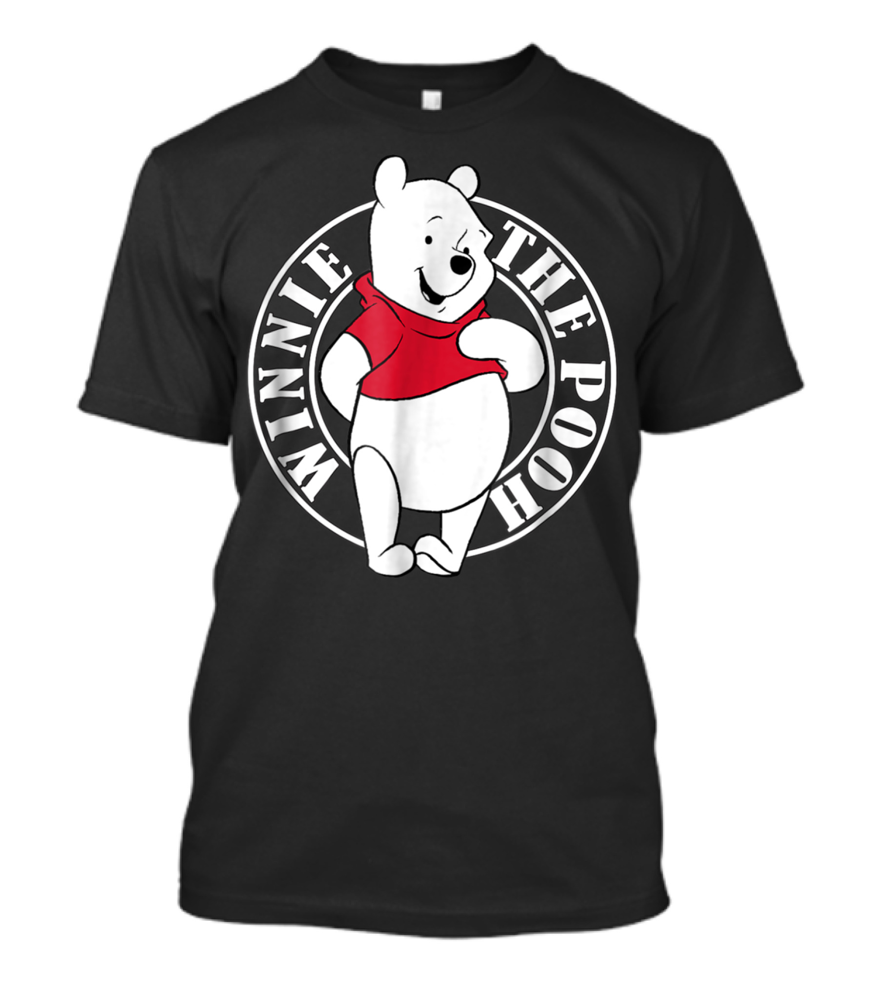 Winnie The Pooh Disney Character Circle Stamp T-Shirt