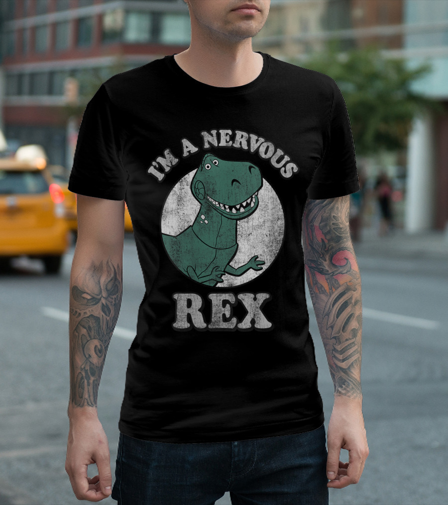 Disney Pixar Toy Story I'm A Nervous Rex T-Shirt