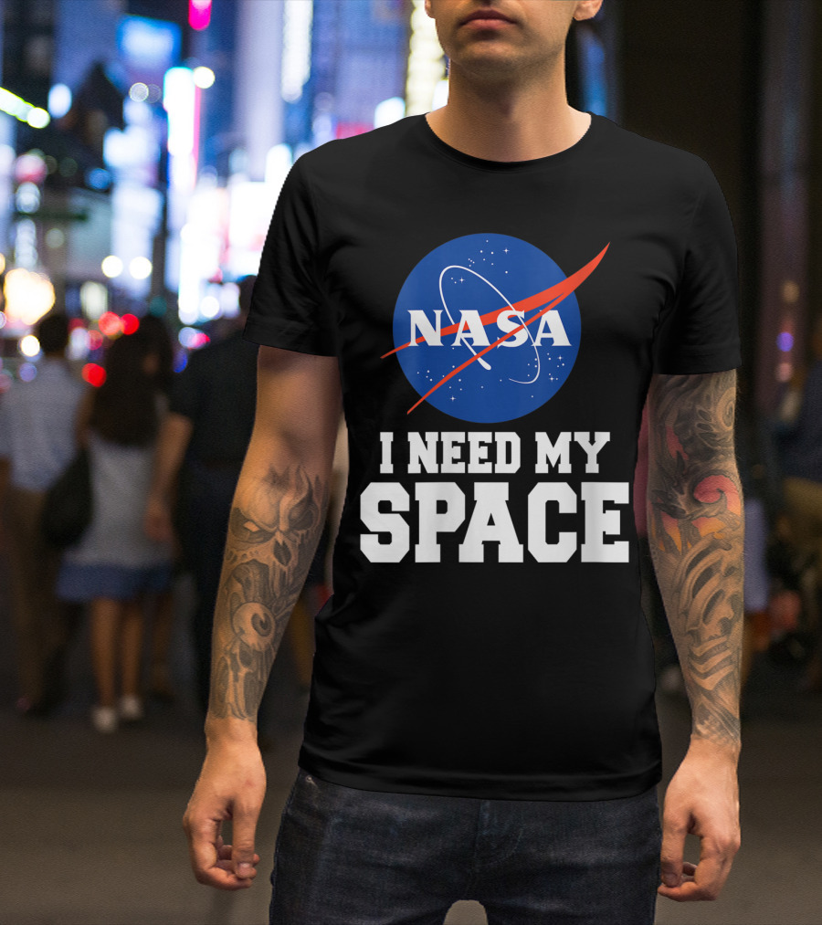 NASA I Need My Space Moon T-Shirt