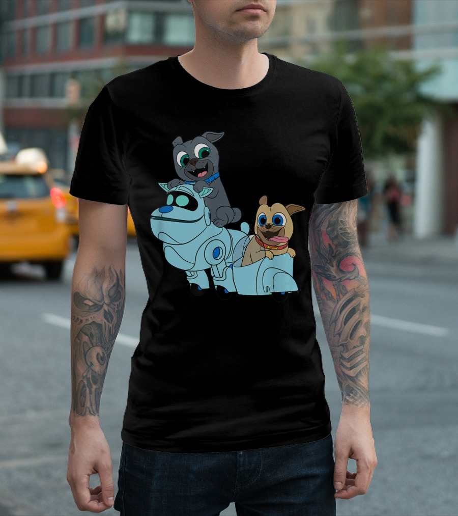 Disney Puppy Dog Pals Bingo and Rolly on ARF Adventure T-Shirt