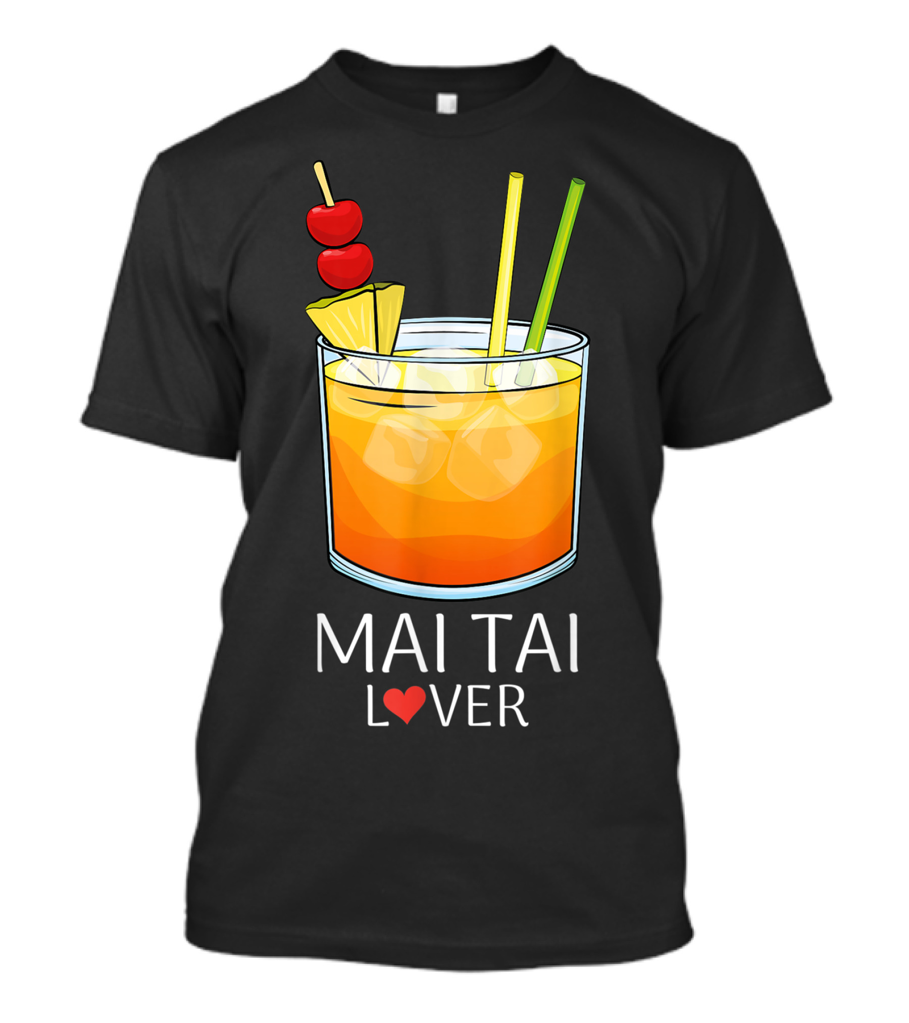 Mai Tai Lover Exotic Tiki-Themed Cocktail Enthusiast T-Shirt