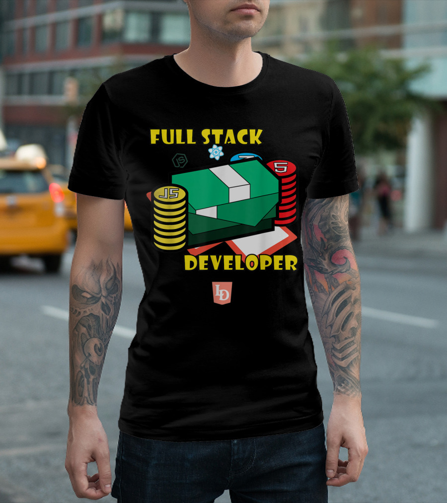 FULL STACK DEVELOPER STACKS JS PROGRAMMING CONCEPTS T-Shirt