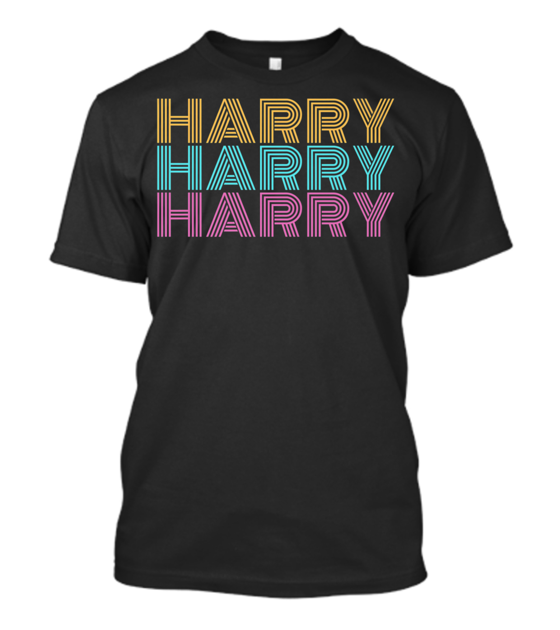 Harry Triple Stripe Multi-Color Lines T-Shirt