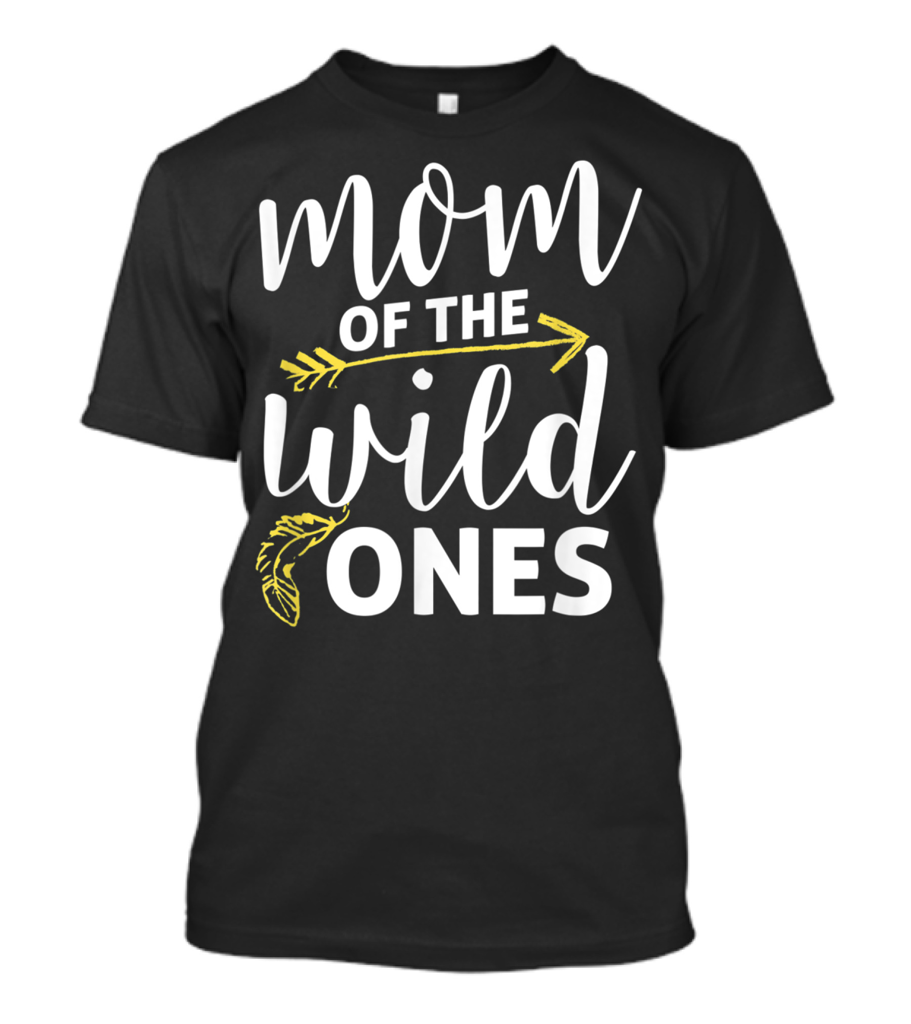 Mom Of The Wild Ones Arrow Feather T-Shirt