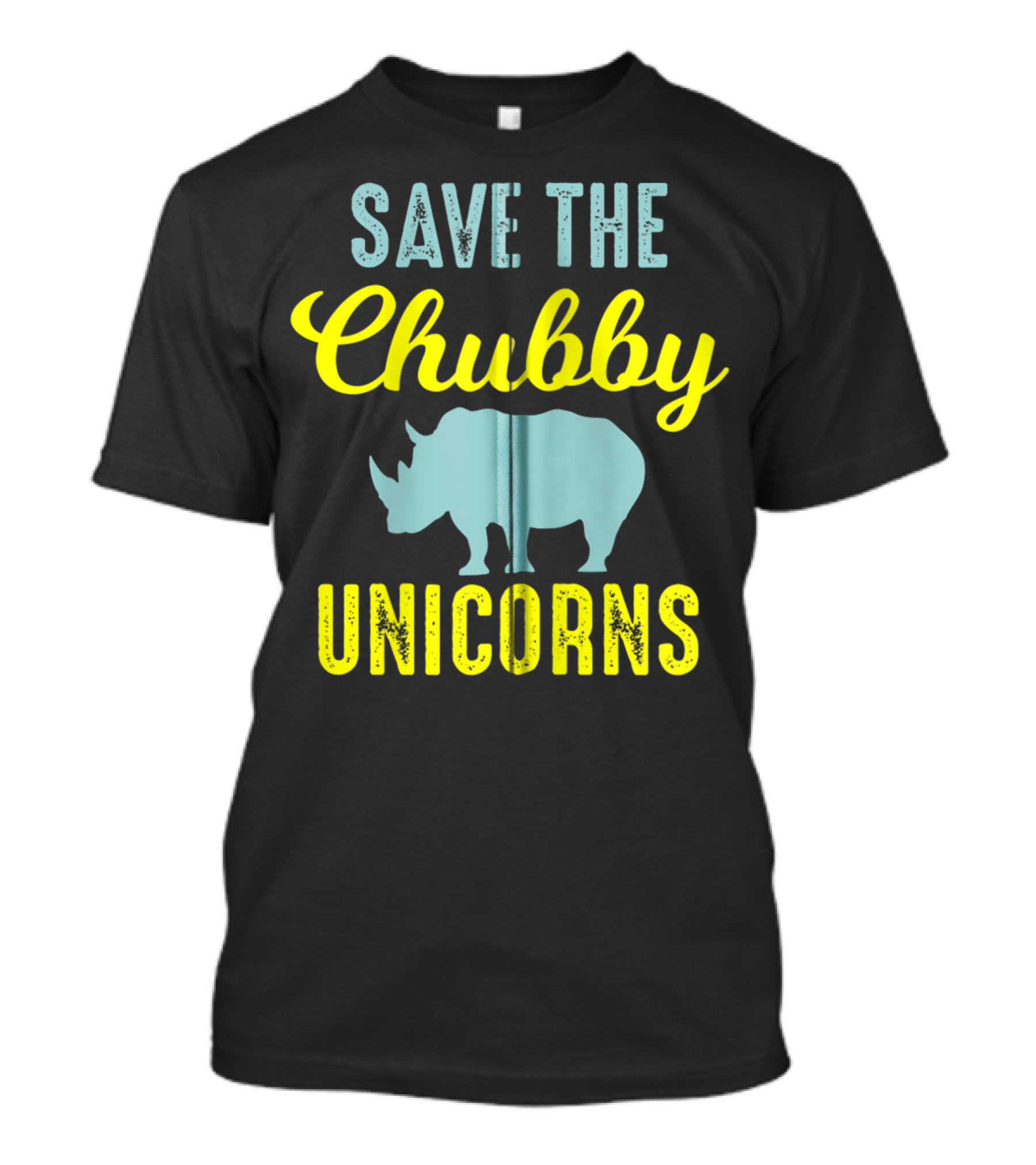 Save The Chubby Unicorns Rhinoceros T-Shirt