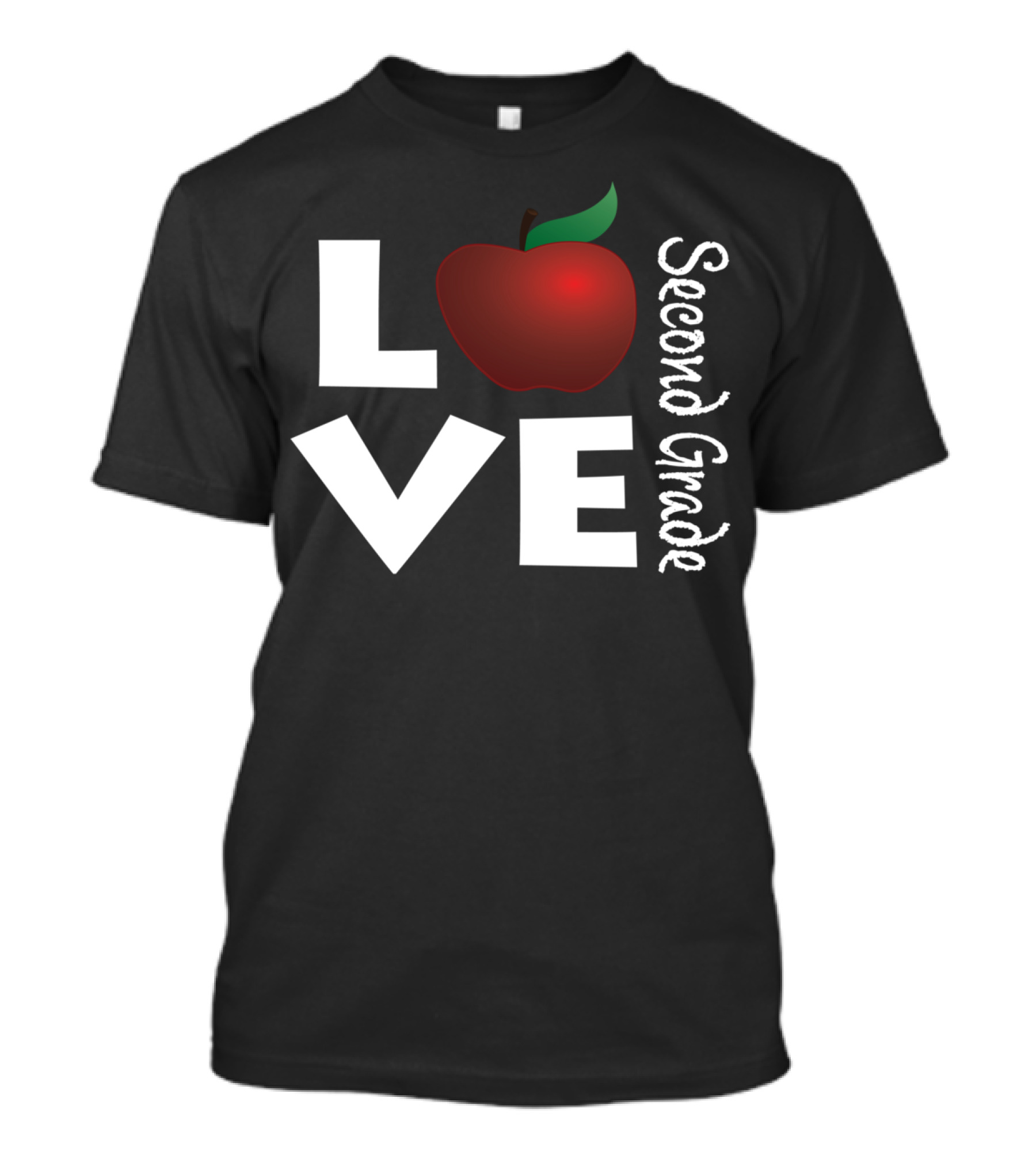 Second Grade Teacher Love Apple Teacherlife T-Shirt