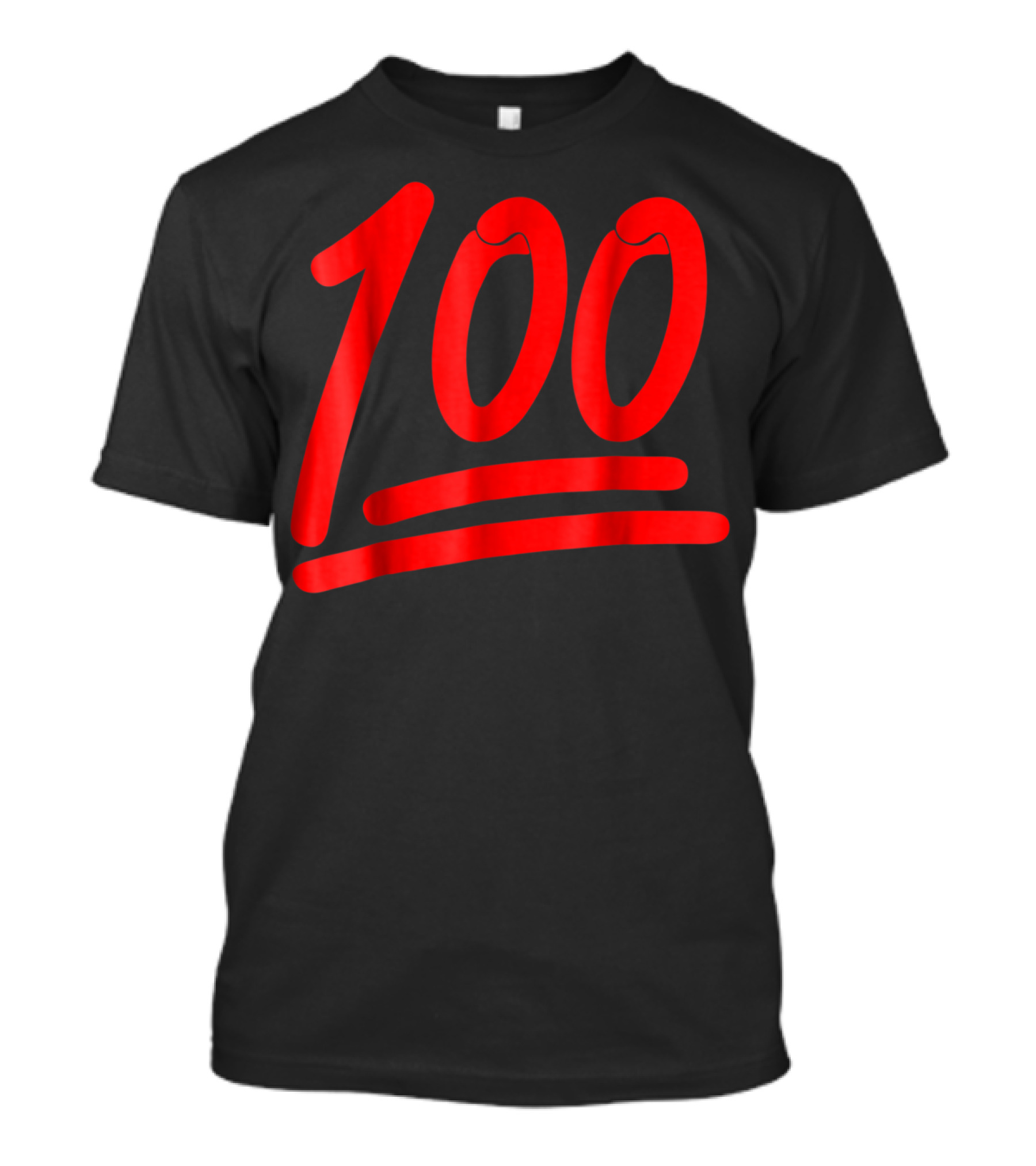 100 One Hundred Emoji Red T-Shirt