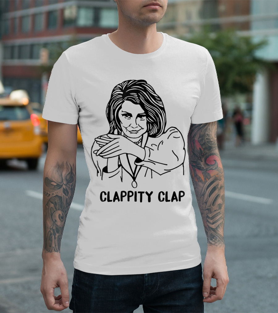 Clappity Clap Antitrump Nancy Pelosi Sotu T-Shirt