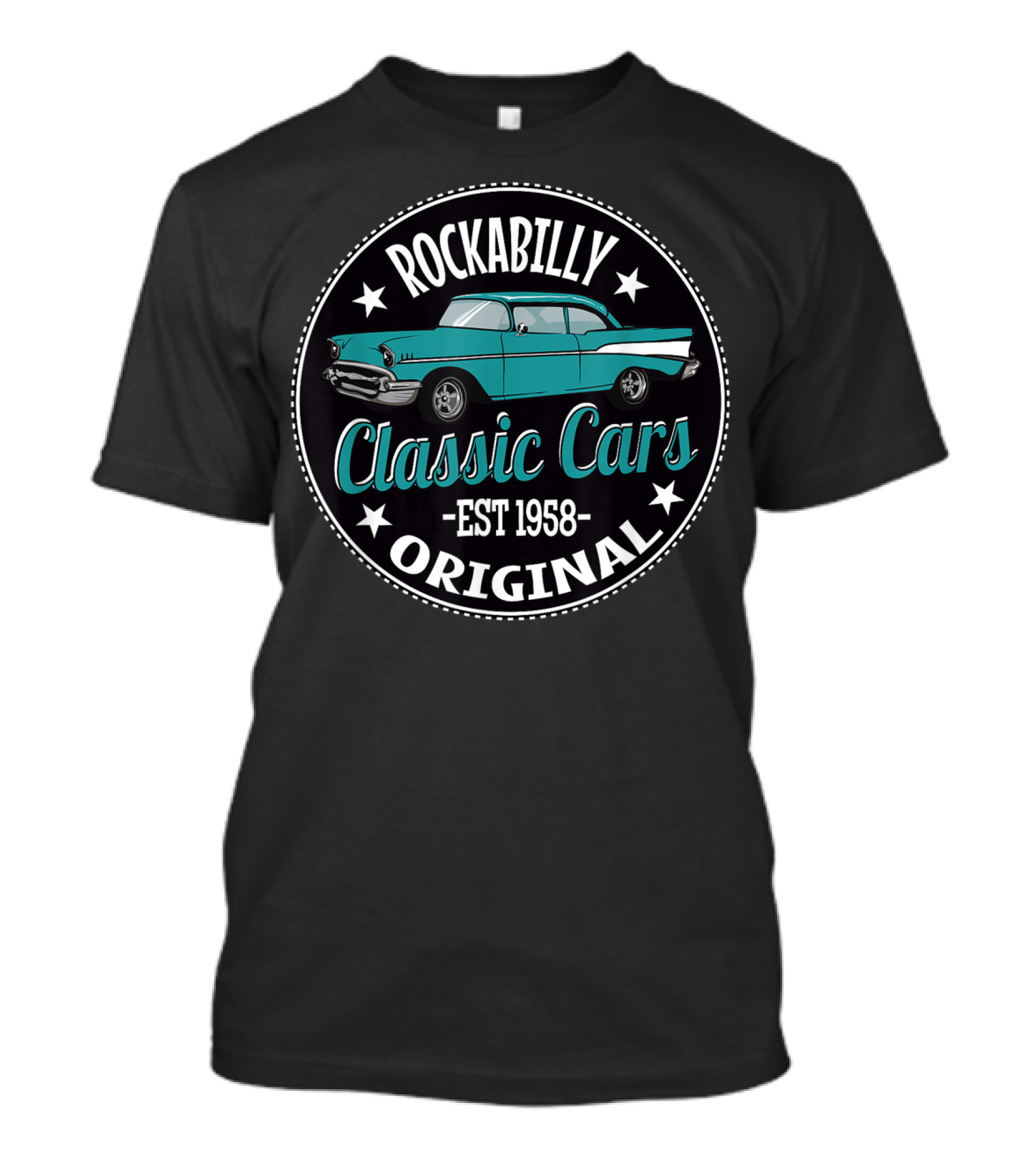 Rockabilly Vintage Classic Cars EST 1958 Original T-Shirt