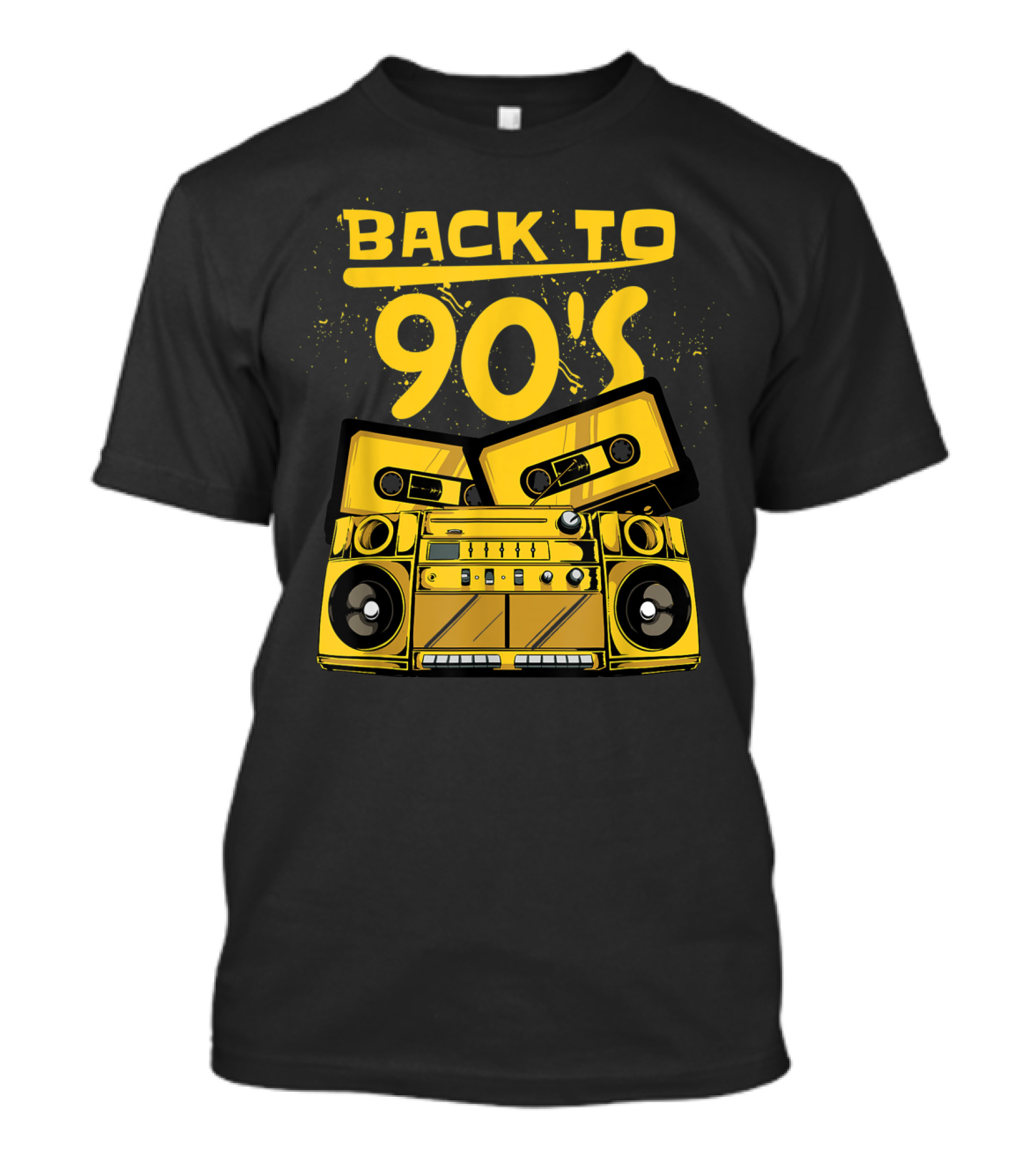 Back To 90'S Vintage Cassette Tape Boombox Classic 80S T-Shirt