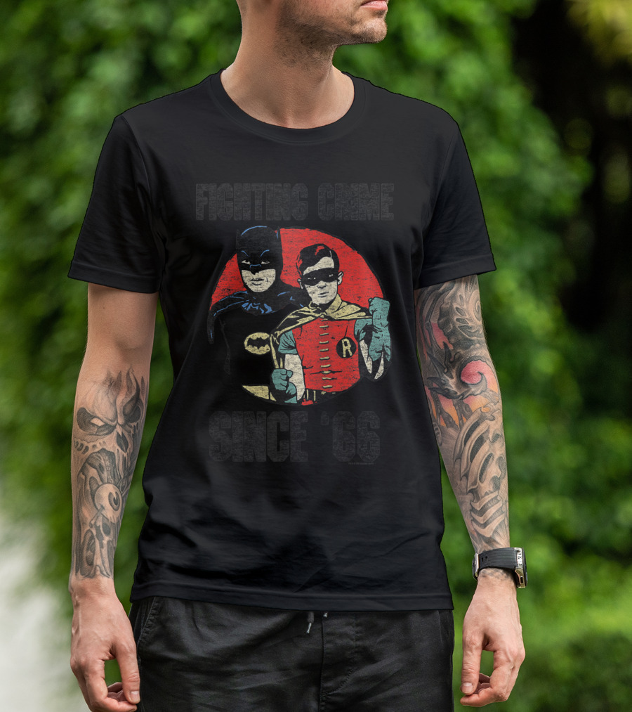 Batman Classic TV Series Fighting Crime Since '66 T-Shirt