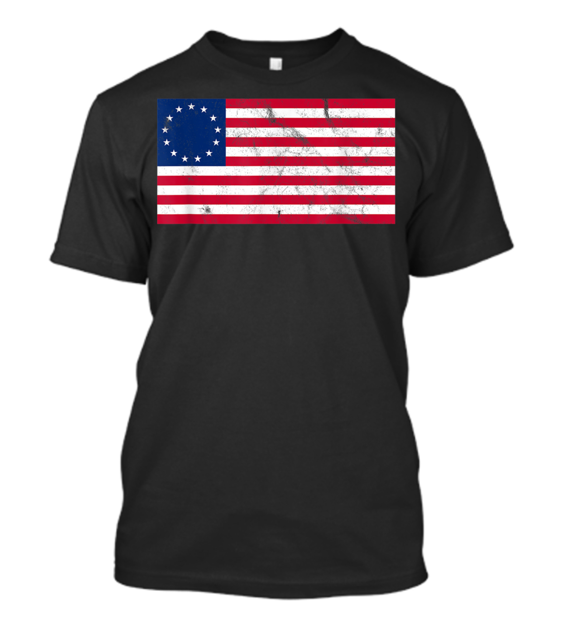 Betsy Ross Flag USA United States Of America Thirteen Colonies T-Shirt