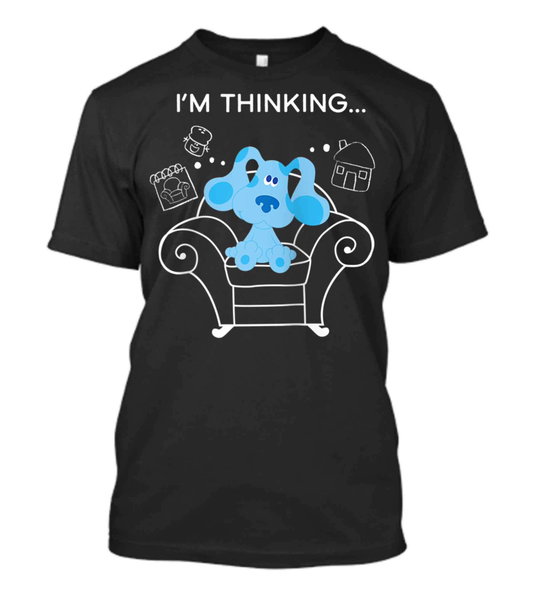Blue's Clues I'm Thinking Classic Thinking Chair With Blue Dog T-Shirt