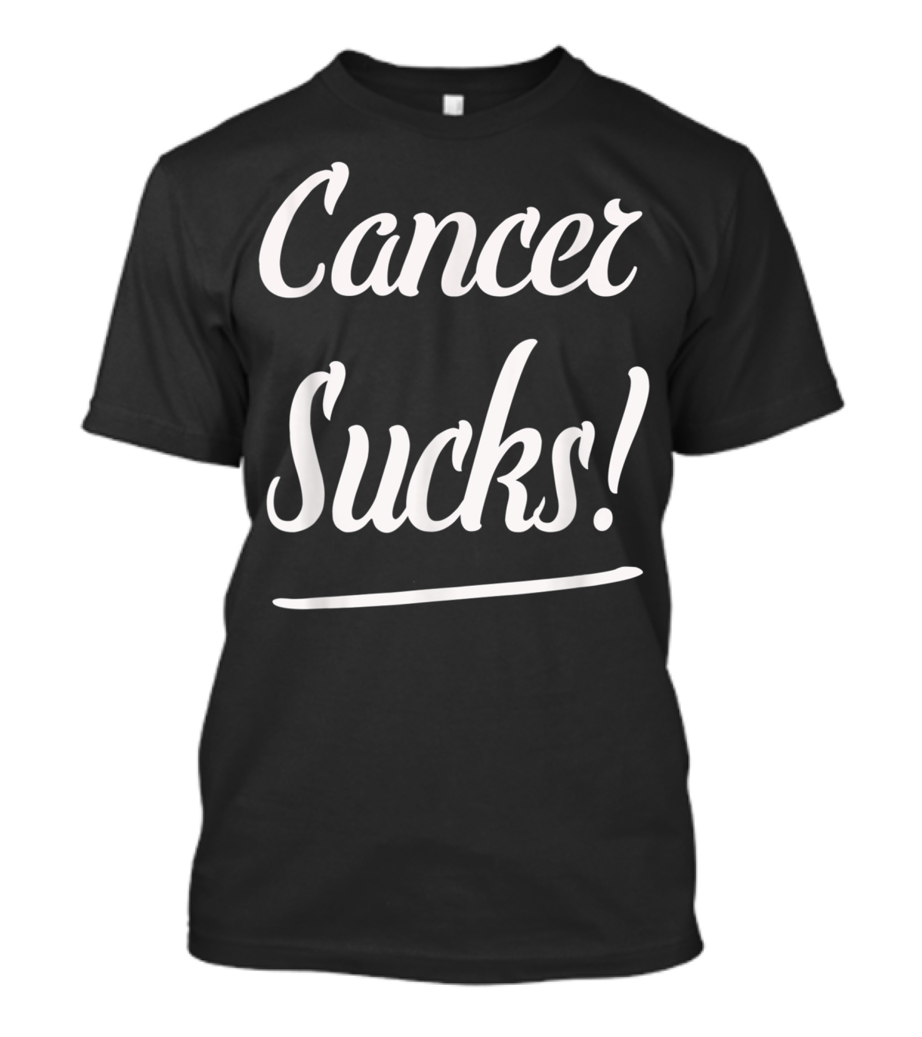 Cancer Sucks Classic Fit Cancer Awareness T-Shirt