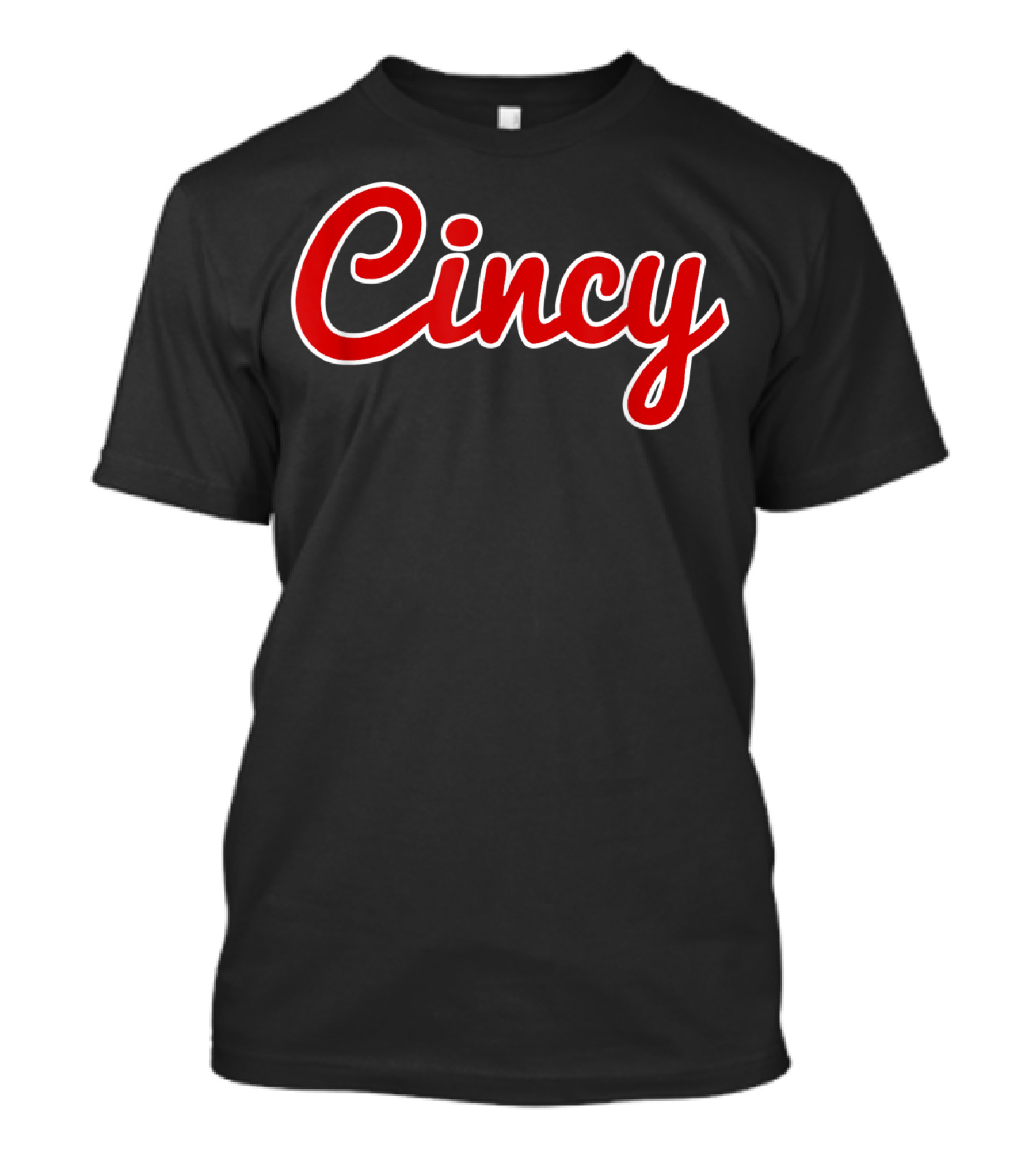 Cincy Red Script Cincinnati Ohio City Classic T-Shirt