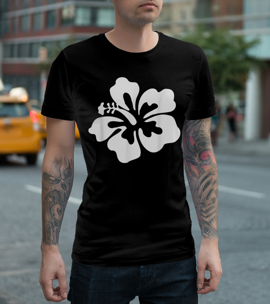 Classic Hibiscus Hawaiian Flowers Iconic T-Shirt