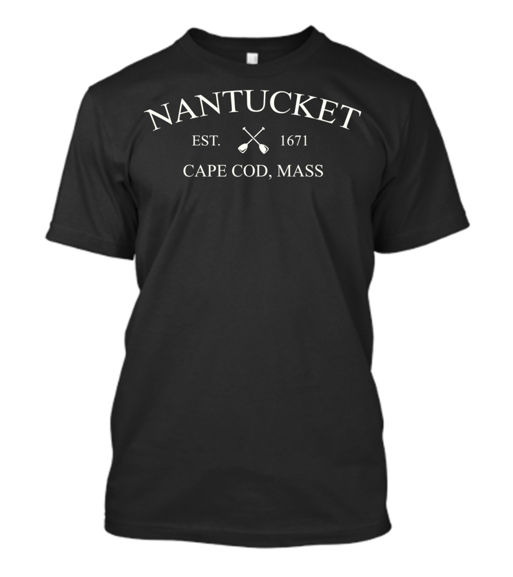 Nantucket Est. 1671 Cape Cod Mass Golf Clubs T-Shirt