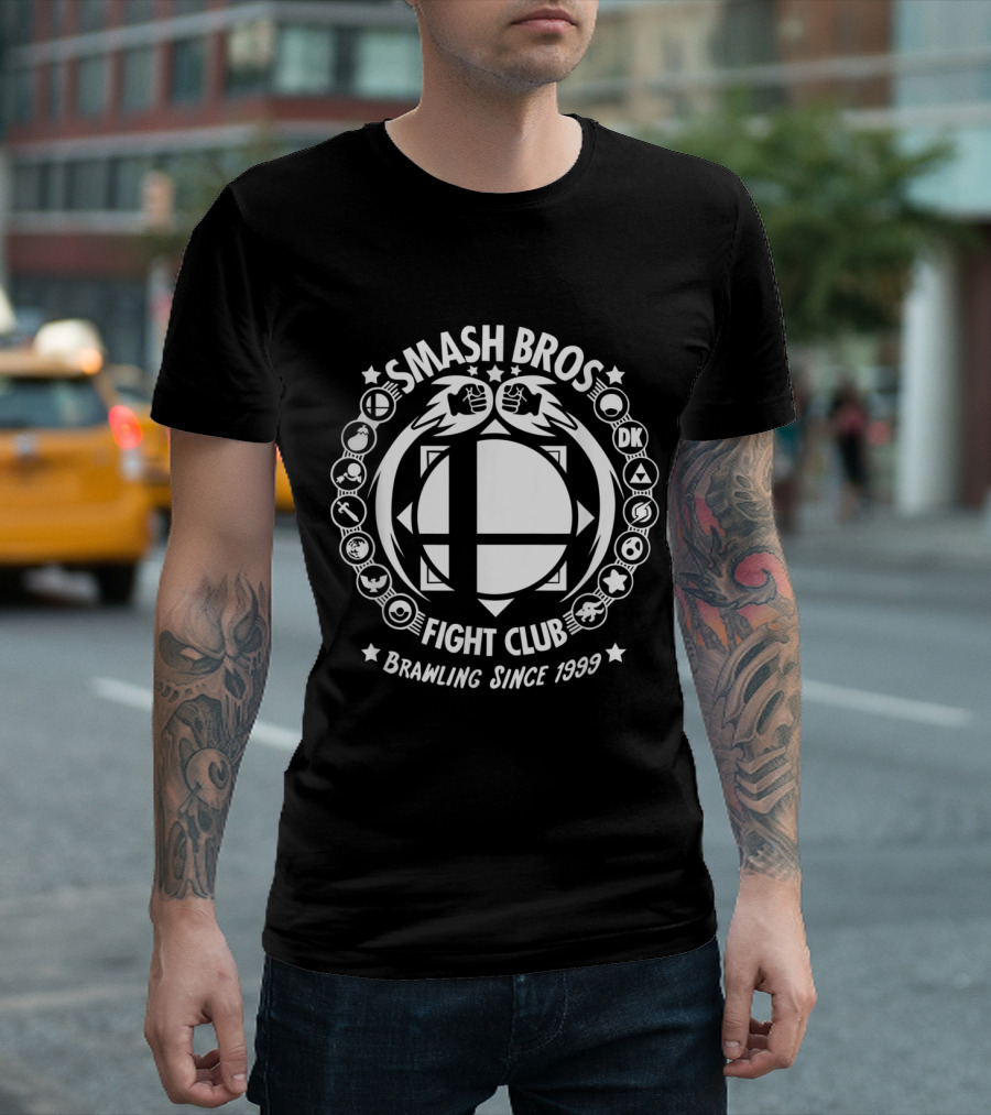 Smash Bros Fight Club Brawling Since 1999 T-Shirt